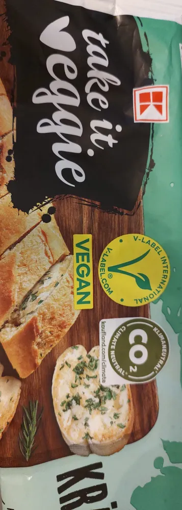 Veganes Kräuterbaguette