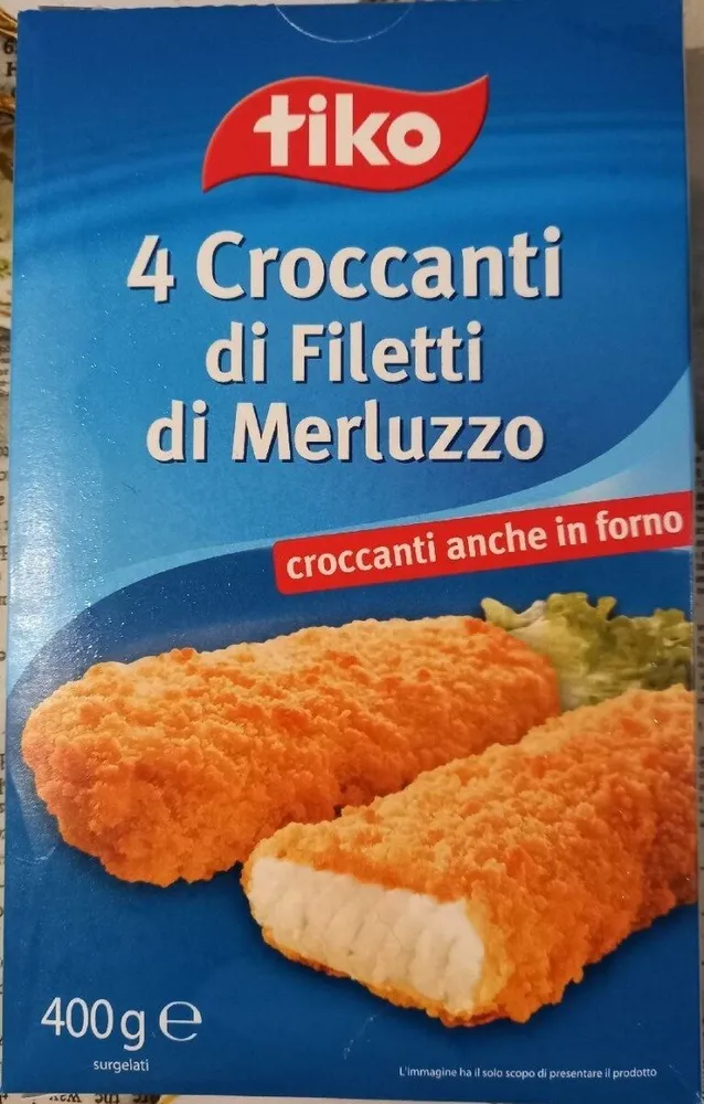 4 croccanti di filetti di merluzzo