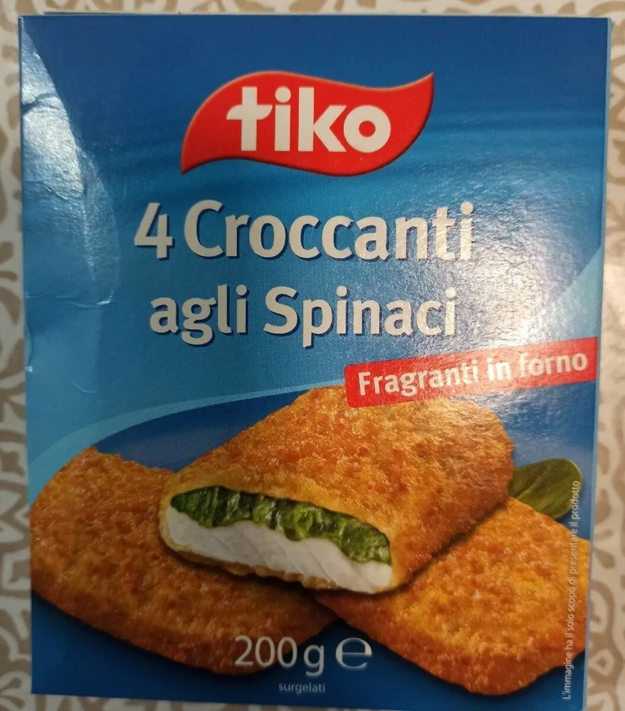 4 croccanti agli spinaci