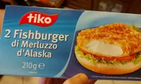 Fishburger di merluzzo d'alaska