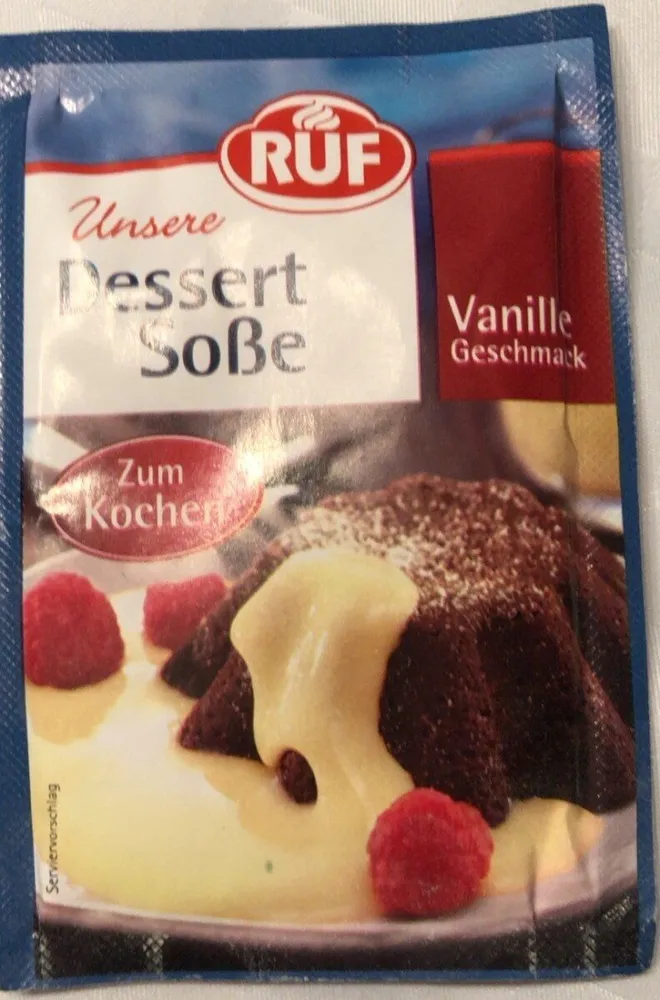 Ruf Usere Dessertsoße Vanille Geschmack
