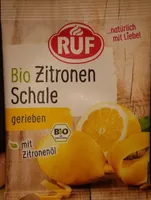 Bio Zitronenschale gerieben
