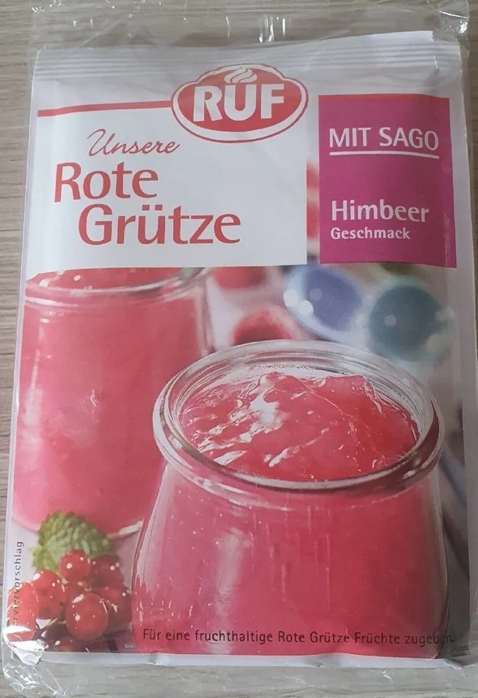 Rote Grütze Himbeer Geschmack