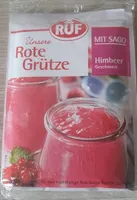Rote Grütze Himbeer Geschmack