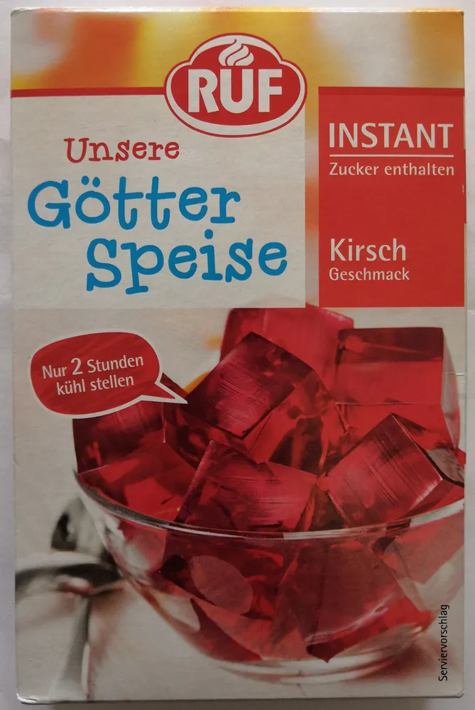 Unsere Götter Speise Kirsch Geschmack