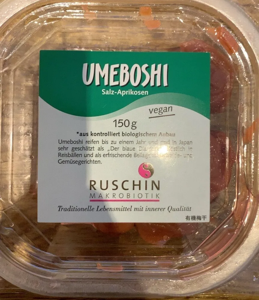Umeboshi (Salz-Aprikosen)