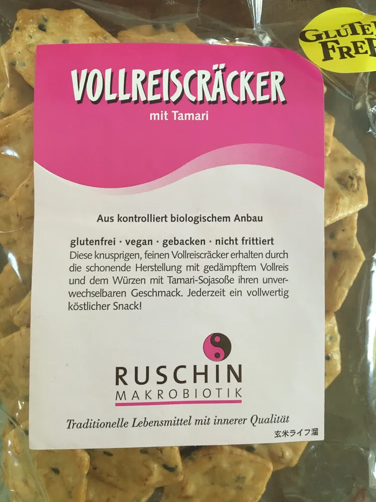 VOLLREISCRÄCKER mit Tamari