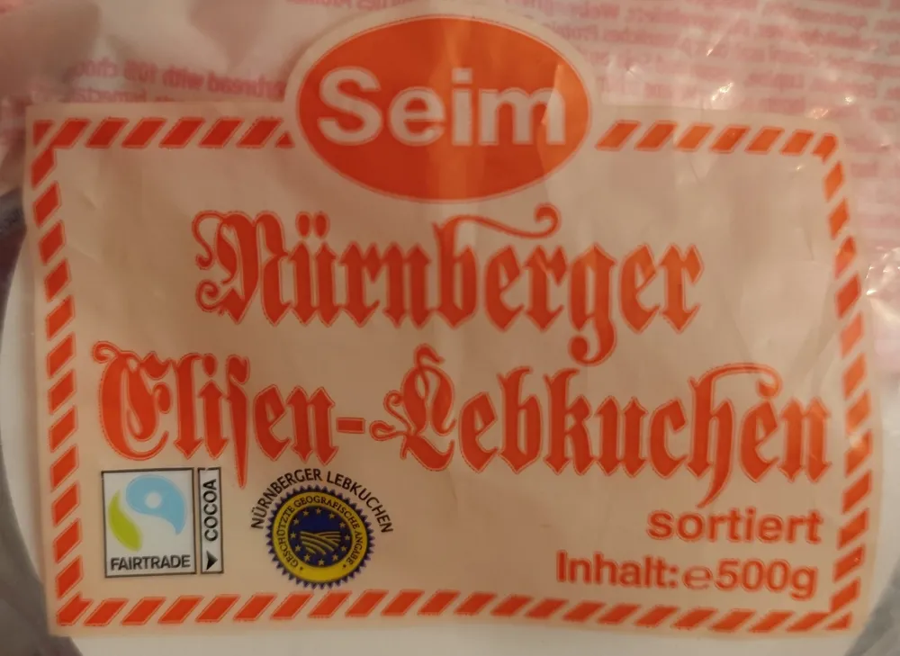 Feinste Nürnberger Oblaten-Lebkuchen, sortiert