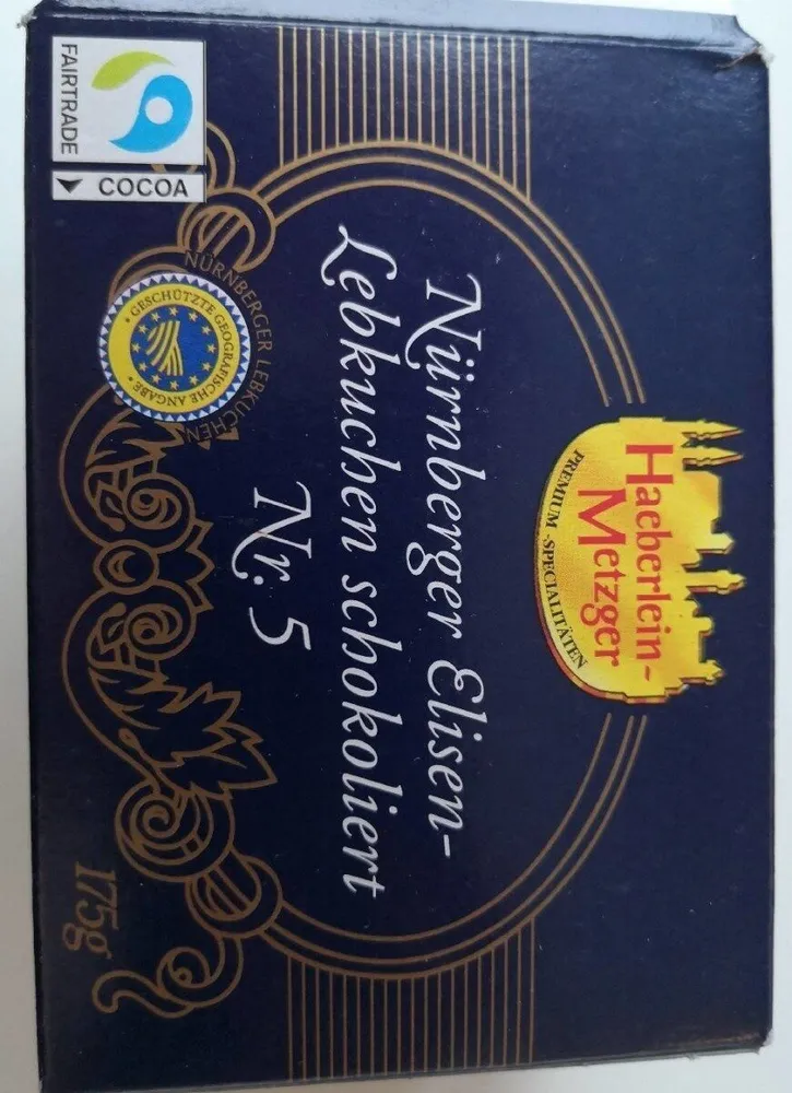 Nürnberger Eisen-Lebkuchen schokoliert Nr. 5