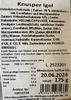Vollmilchschokolade mit Cornflakes und Marzipandekor
