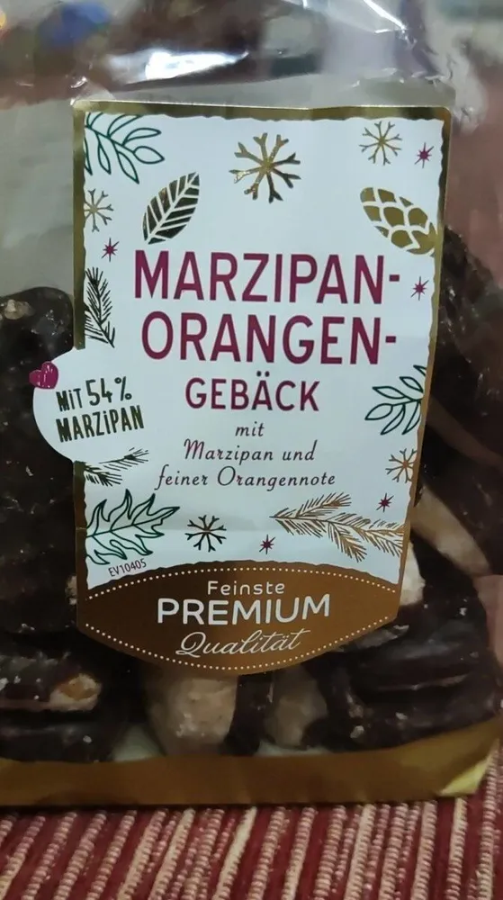 Marzipan Orangen Gebäck