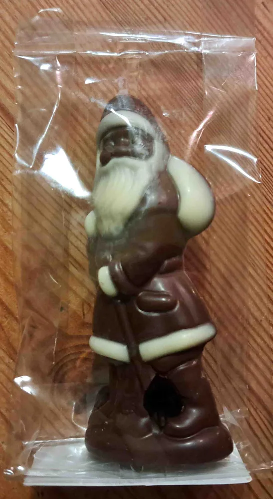Weihnachtsmann Zartbitter Schokolade