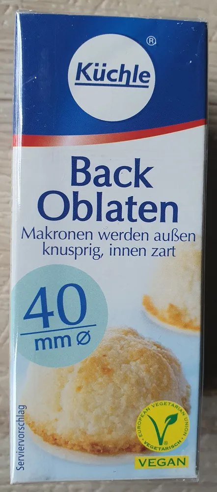 Back Oblaten, d40mm