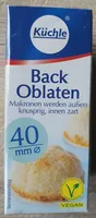 Back Oblaten, d40mm