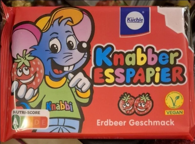 Knabber Esspapier Bunt