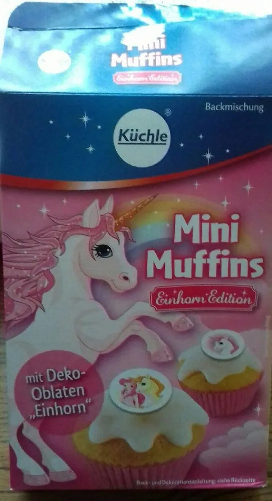 Mini Muffins Einhorn Edition