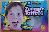 Knabber Esspapier Zungen Tattoos