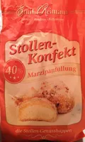 Stollen-Konfekt, Marzipanfüllung