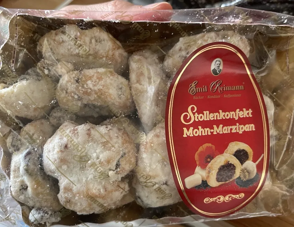 Stollenkonfekt Mohn Marzipan