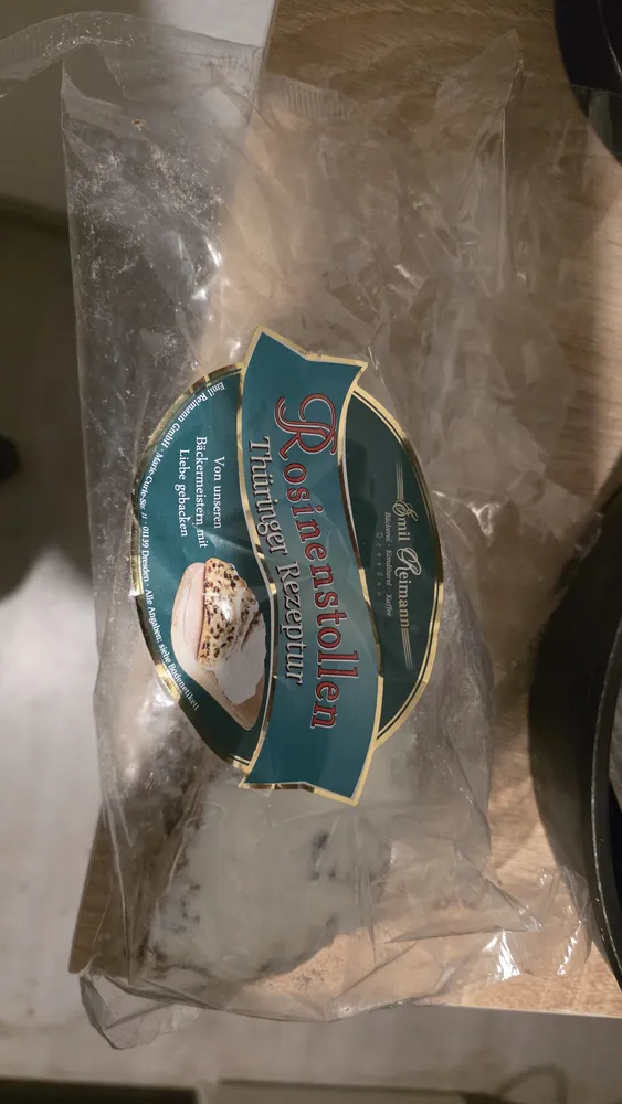 Rosinenstollen Thüringer Rezeptur