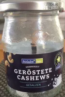Geröstete Cashews gesalzen