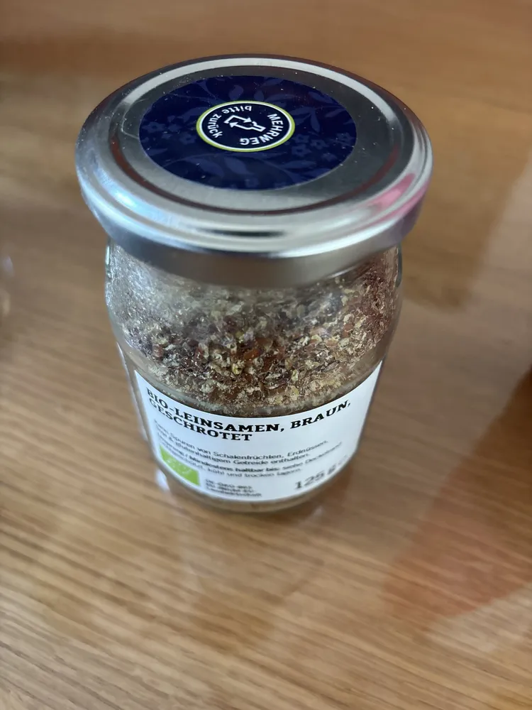 Leinsamen geschrotet