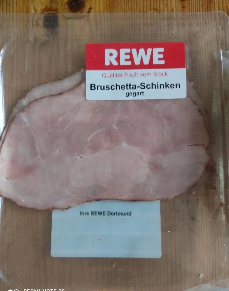 Bruschetta-Schinken gegart