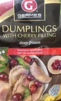 Dumplings with cherry filling