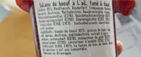 Lamberg salami de boeuf