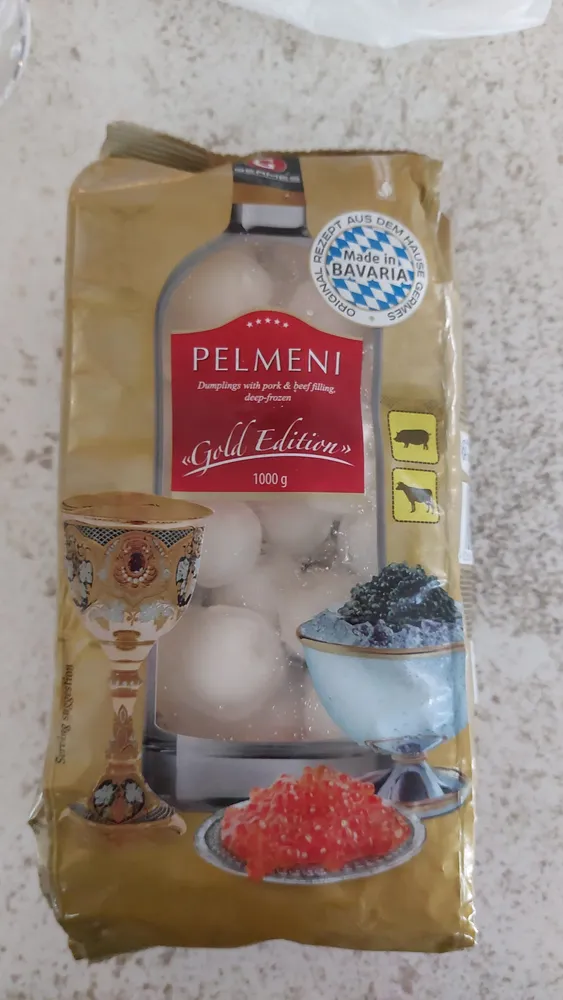Pelmeni Dumplings, Pork & Beef Meat