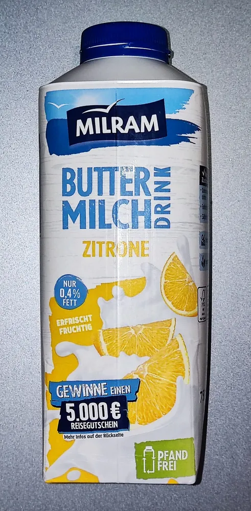 Buttermilchdrink Zitrone