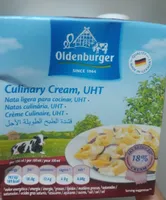 Culinary cream UHT