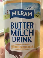 Butter Milch drink mango maracuja