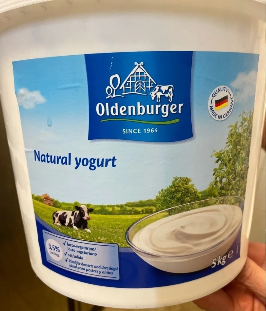 Natural yogurt
