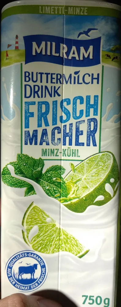 Buttermilch Drink Minz-Kühl
