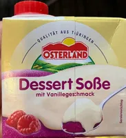 Dessert Soße mit Vanillegeschmack