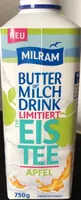 Butter Milch Drink Eistee Apfel