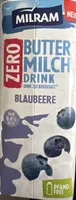 Buttermilch Drink Zero Blaubeere
