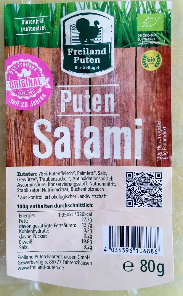 Puten Salami