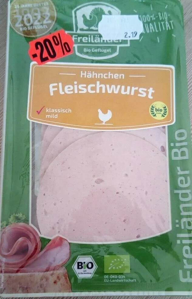 Hähnchen Fleischwurst