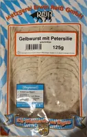 Gelbwurst mit Petersilie