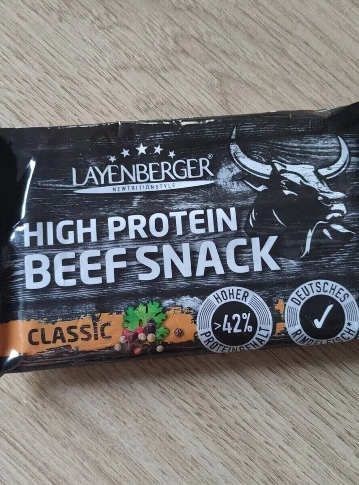 High protein beef snack