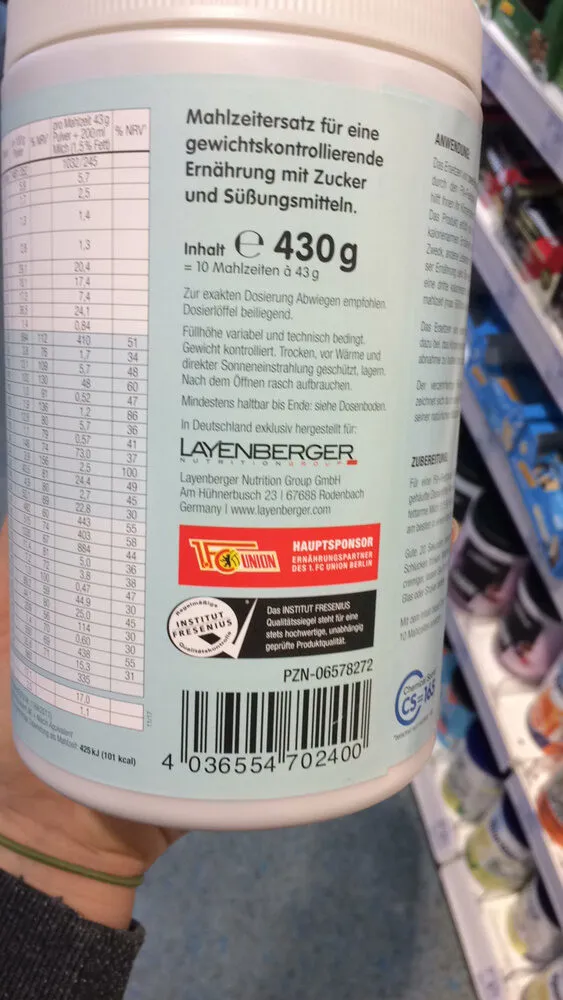 Fit und Feelgood Schlank Diät, Vanille Sahne