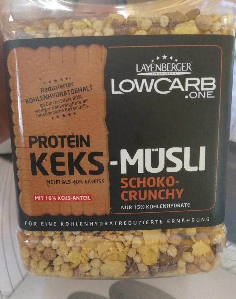 Layenberger Lowcarb. one Protein Kjeks-müsli Sjokocrisp