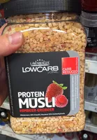 Protein muesli himbeer erdbeer