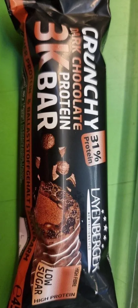 Crunchy dark chocolate