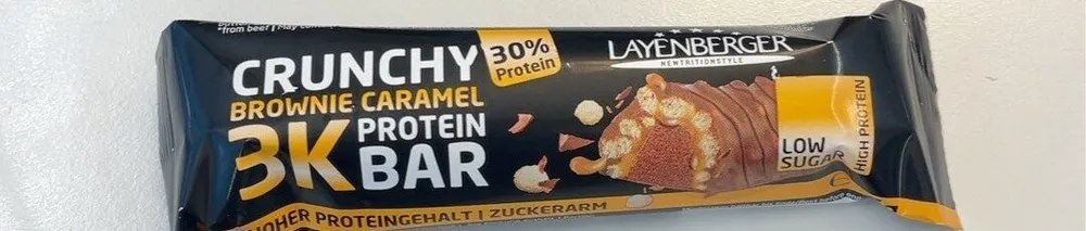CRUNCHY BROWNIE CARAMEL 3K PROTEIN BAR