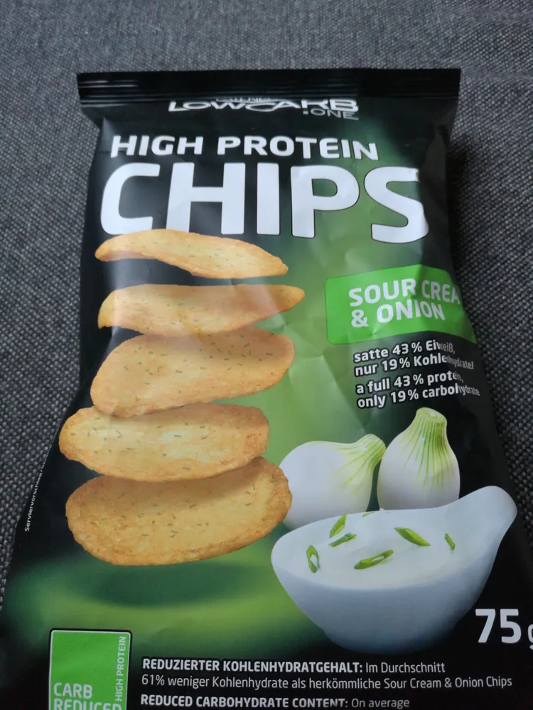 High protein chips