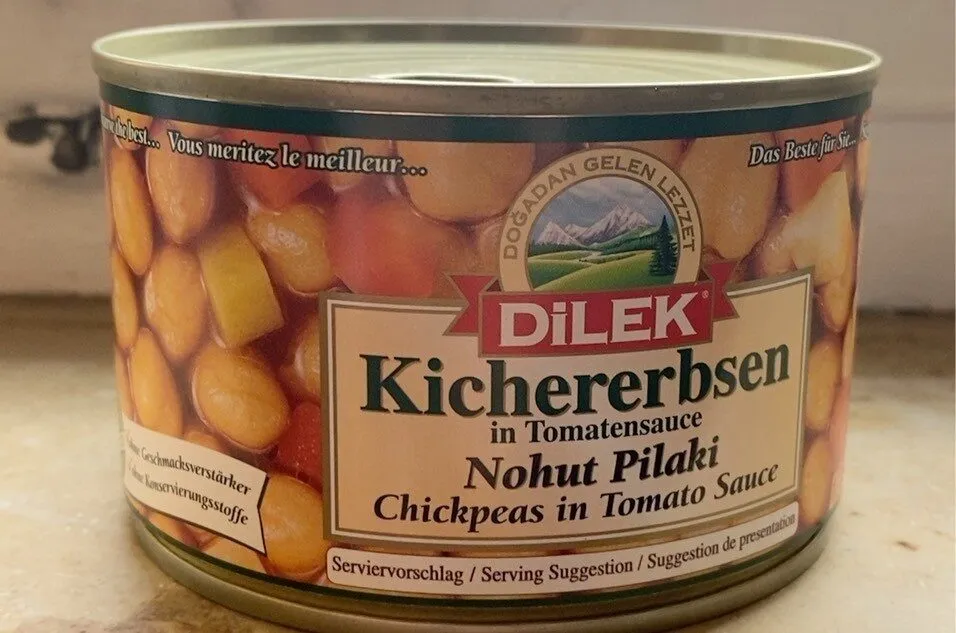 Kichererbsen in Tomatensauce