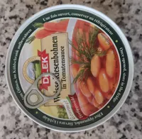 Weiße Riesenbohnen in Tomatensauce
